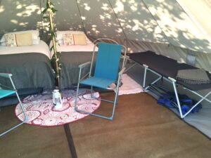 Bell Tent with beds